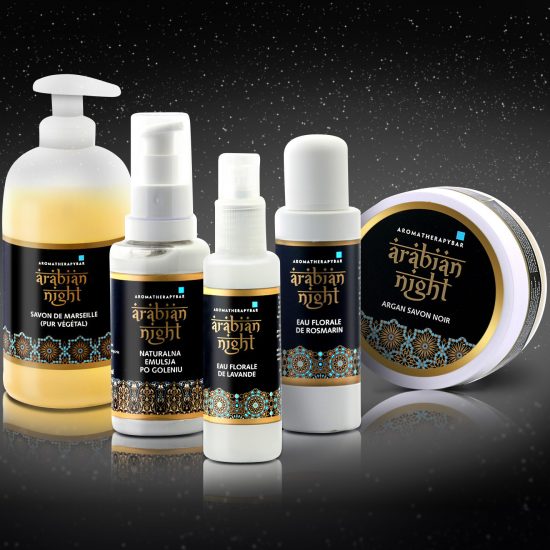 Projekt opakowań Arabian Night kosmetyki naturalne składniki, kosmetyki, cosmetics, projekt opakowań, packaging design, hand made